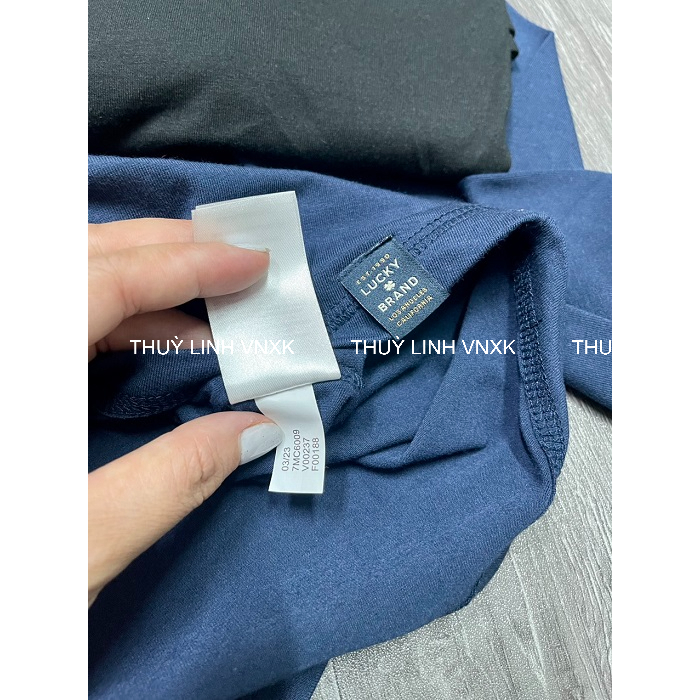 Áo Thun Unisex Tay Dài Cổ Tròn 3 Màu Navy / Xám / Đen