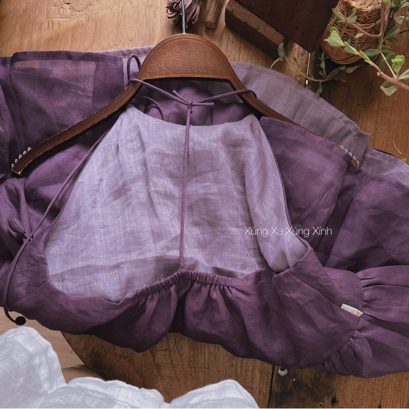 | 0303 studio | Áo yếm hở lưng babydoll - dòng Ý Thơ