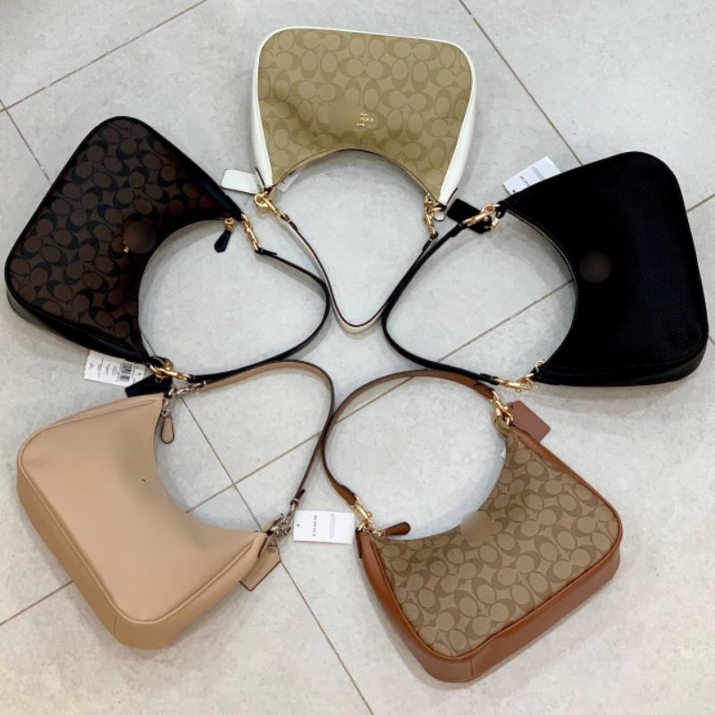 TÚI COACH TERI HOBO IN Signature Canvas