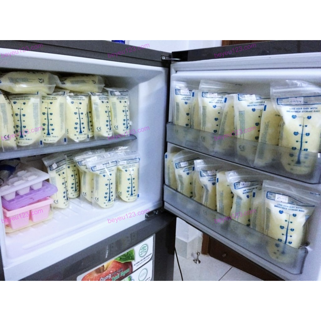 10 Túi / Hộp 60 Túi trữ sữa Mẹ 210ml UNIMOM STANDARD UM870251 UM870183 (Made in Korea)