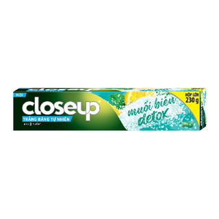Kem đánh răng Closeup Muối Biển & Chanh 230g