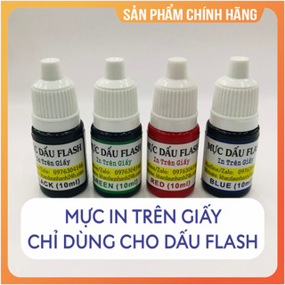 Mực dấu flash in trên giấy, mực chuyên dụng, mực in văn phòng, nhập khẩu chính hãng