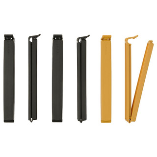Bộ 6 kẹp miệng túi nylon - cỡ To 14cm BEVARA IKEA