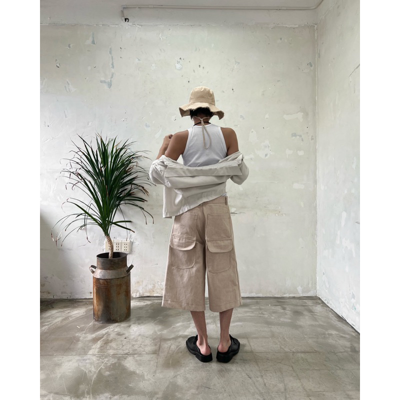ÁO SƠ MI TAY NGẮN LINEN - DADDY OLD SHIRT