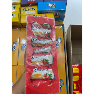 Bánh bông lan dâu tipo hộp 360g