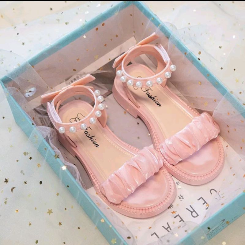 Dép sandal cao su quai hậu BÉ GÁI  cực xinh ,êm, bền, thoáng mát.