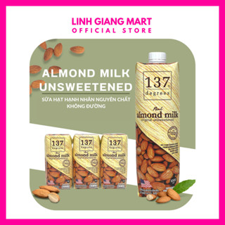 137 Degrees - Sữa Hạt Hạnh Nhân Nguyên Chất - Không Đường