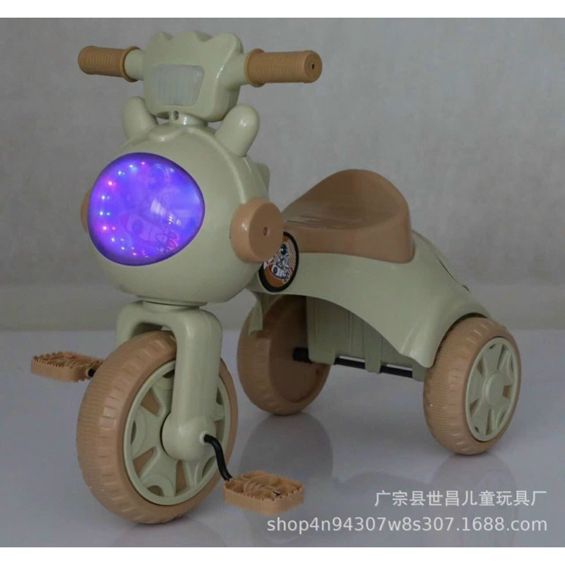 Xe đạp 3 bánh có nhạc và đèn cho bé mẫu Người Ngoài Hành Tinh YYD-511 siêu đẹp và chắc chắn