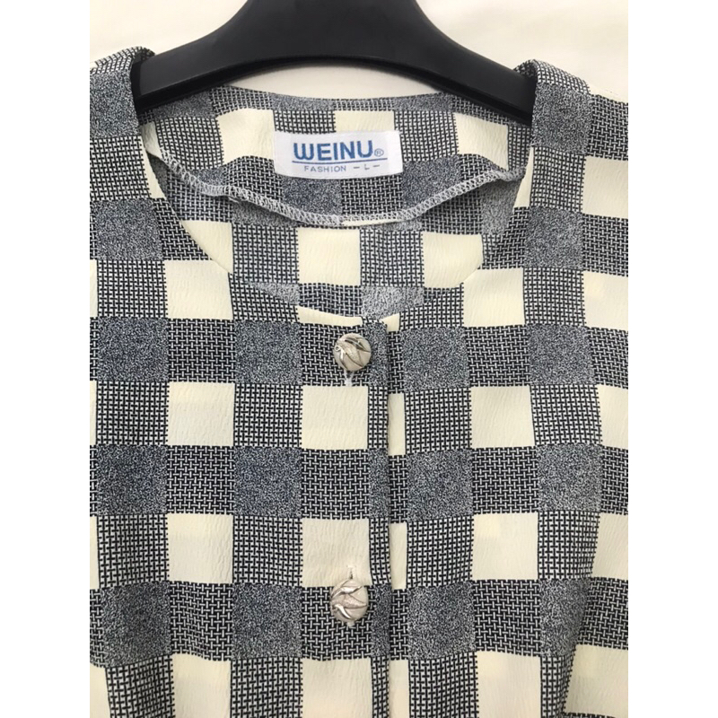 🌿Áo sơmi caro vintage WEINU - 2hand, si tuyển🌿