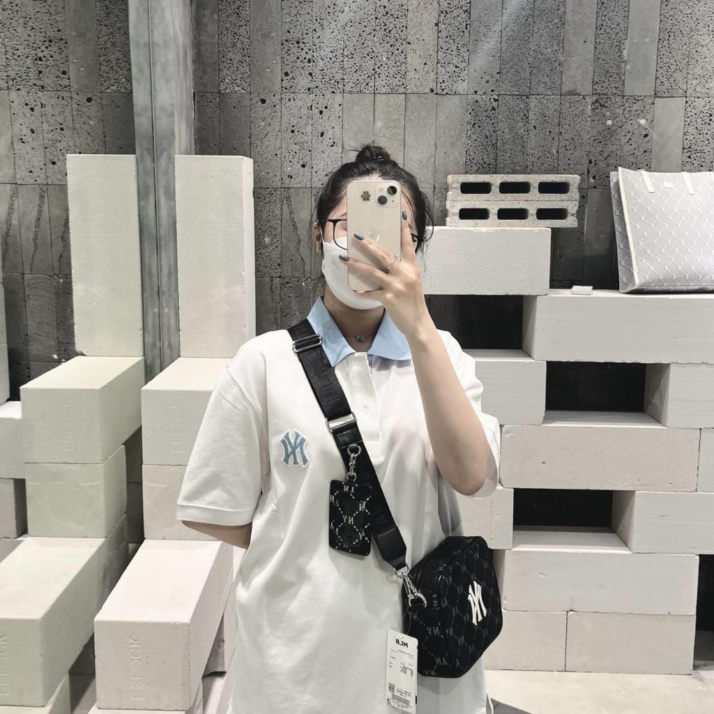 Túi đeo chéo nam và nữ size 20 có túi phụ mini bản TQXK