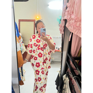 ĐỒ BỘ PIJAMA LỤA MỊN CÁNH DƠI TK 2CE
