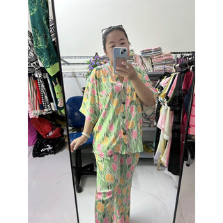 ĐỒ BỘ PIJAMA LỤA MỊN CÁNH DƠI TK 2CE