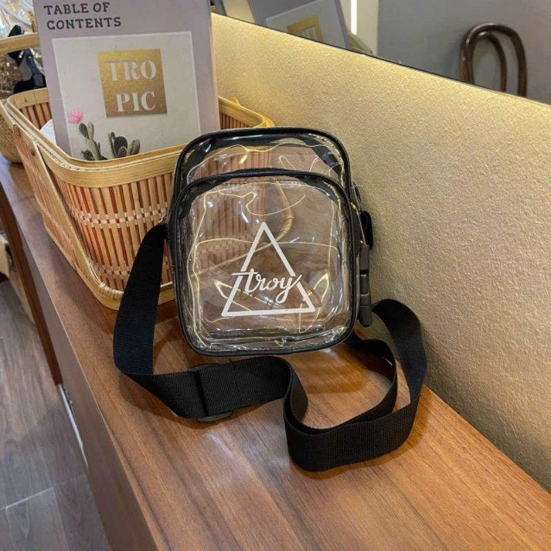 Túi trong suốt thời trang hot trend nhất 2023 Size 20cm