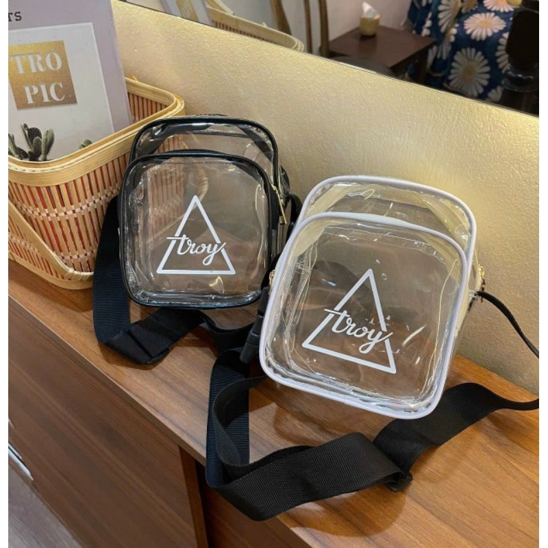 Túi trong suốt thời trang hot trend nhất 2023 Size 20cm