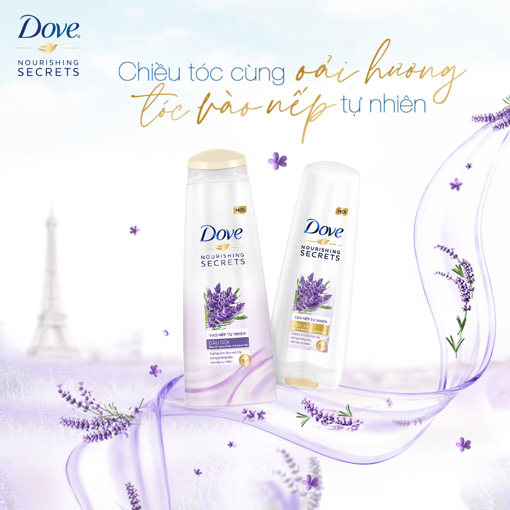 Kem Xả Dove Vào Nếp Tự Nhiên 320g