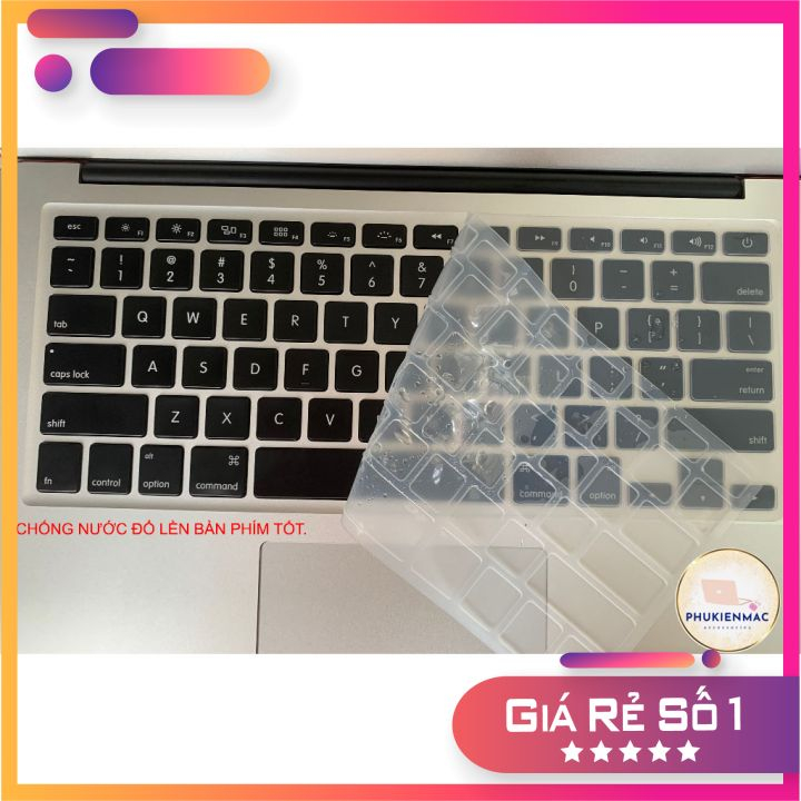 Phủ Phím Macbook Bản Châu Âu nhiều Size
