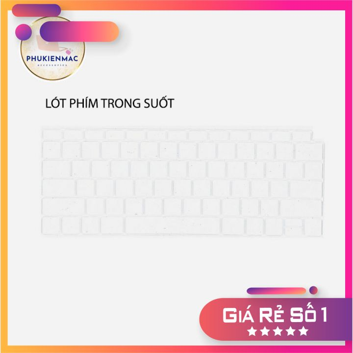 Phủ Phím Macbook Bản Châu Âu nhiều Size