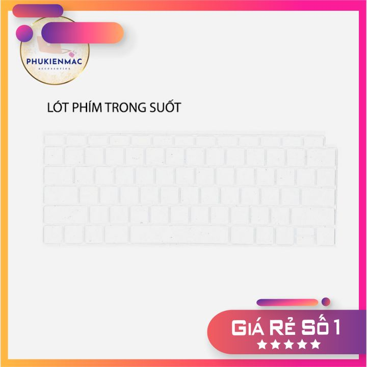 Phủ Phím Macbook Bản Châu Âu nhiều Size
