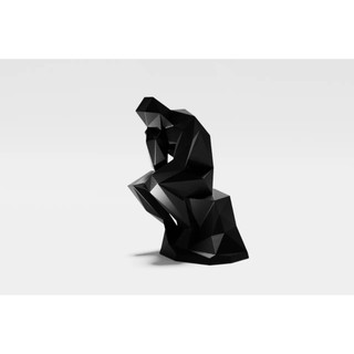 Mẫu in 3d nhựa - lowest poly the thinker - ms30