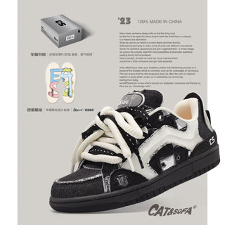 [ Hàng Chính Hãng ] Giày sneaker Cat&Sofa " Black C-Tube "