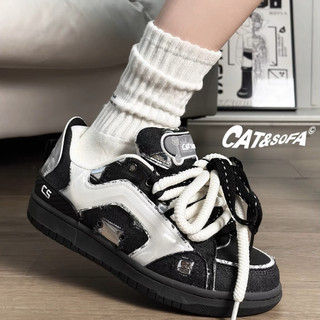 [ Hàng Chính Hãng ] Giày sneaker Cat&Sofa " Black C-Tube "