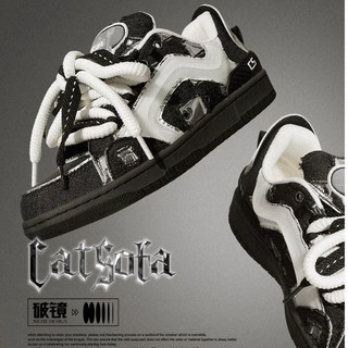 [ Hàng Chính Hãng ] Giày sneaker Cat&Sofa " Black C-Tube "