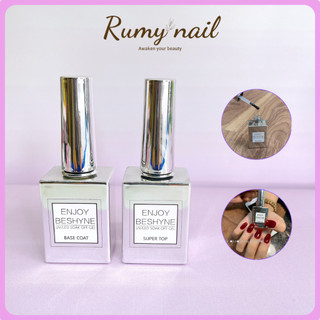 Base, top, kiềm dầu Enjoy Beshyne - Bộ sơn gel liên kết rất bóng và bền