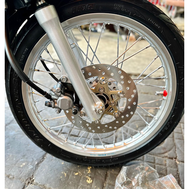 Đĩa Thắng Luna CNC Lòng Nhôm Khoen Inox 304 220mm