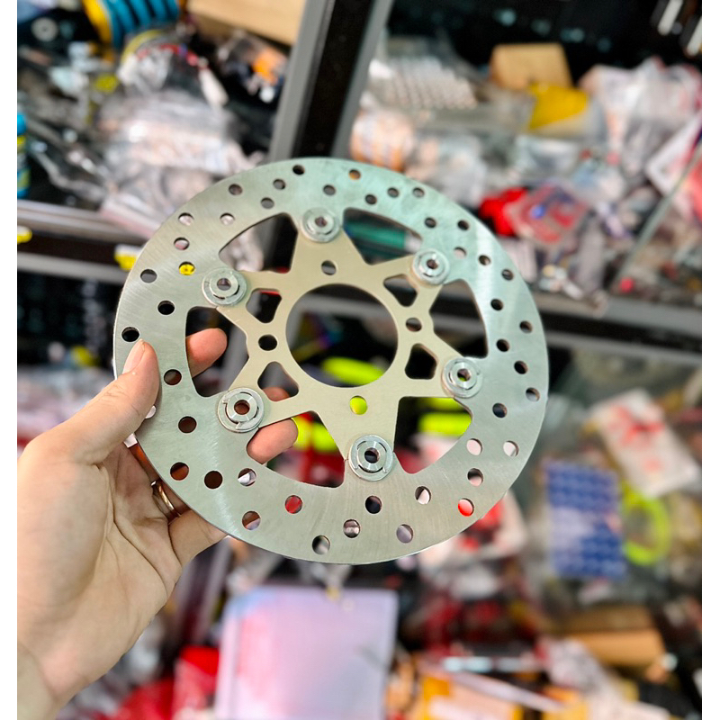 Đĩa Thắng Luna CNC Lòng Nhôm Khoen Inox 304 220mm