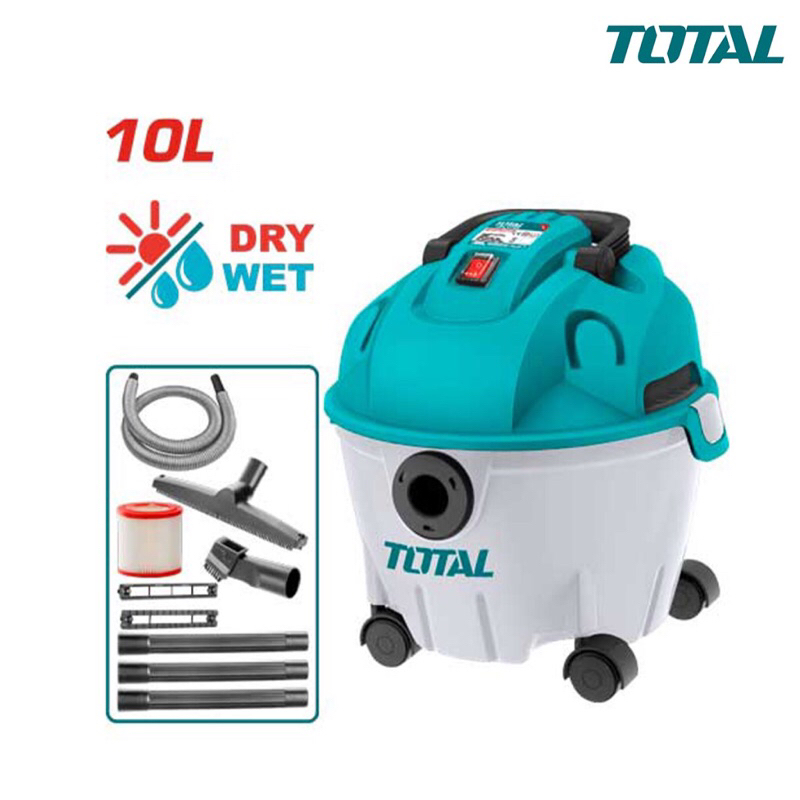 TOTAL Máy hút bụi & nước 10L 1200W TVC12101