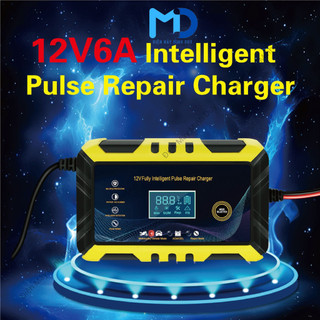 Sạc bình ắc quy ô tô xe máy 12V 4Ah - 100Ah FOXSUR tự ngắt khi đầy chức năng bảo dưỡng phục hồi ắc quy bằng khử sunfat