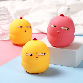 Gà con mặt dỗi đồ chơi cho trẻ, đồ chơi nắn bóp xả stress ( size 7.5cm )