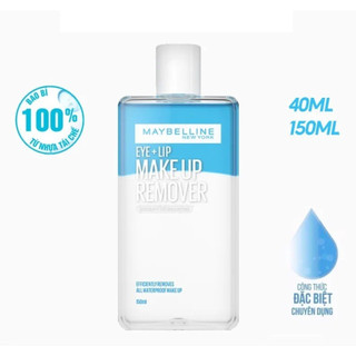 Tẩy trang mắt và môi maybelline make up remover eye & lip