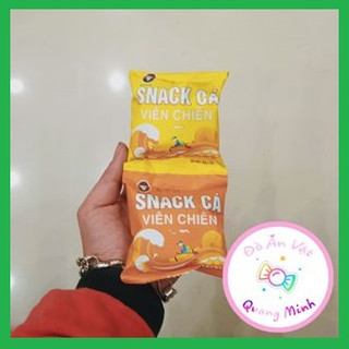 10 gói Snack cá viên chiên Minh Châu foods giòn sụn thơm ngon,đồ ăn vặt giá rẻ, đồ ăn vặt cổng trường hot