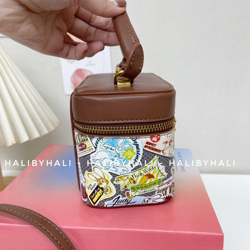 Túi cnk x disney dáng cốp thời trang năng động kèm dây đeo chéo phối đồ phong cách hàng ngày