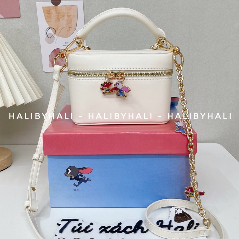 Túi cnk x disney dáng cốp thời trang năng động kèm dây đeo chéo phối đồ phong cách hàng ngày