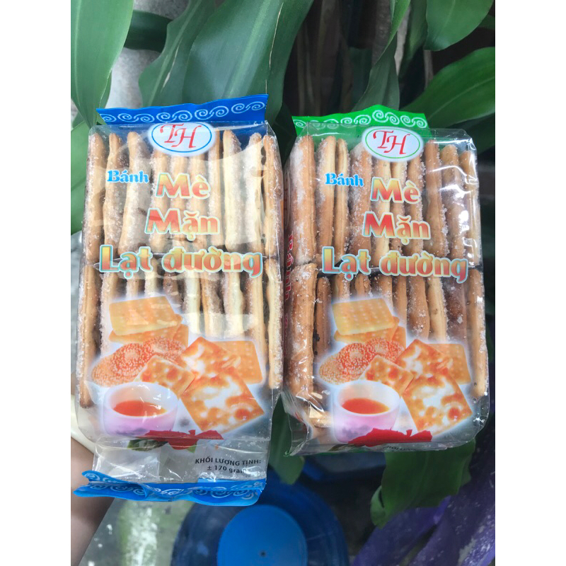 Bánh Lạt Đường Vuông Siêu Ngon gói 170g / 500g