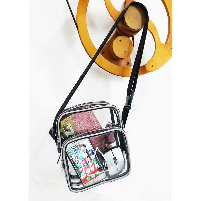 Túi trong suốt thời trang hot trend nhất 2023 Size 20cm