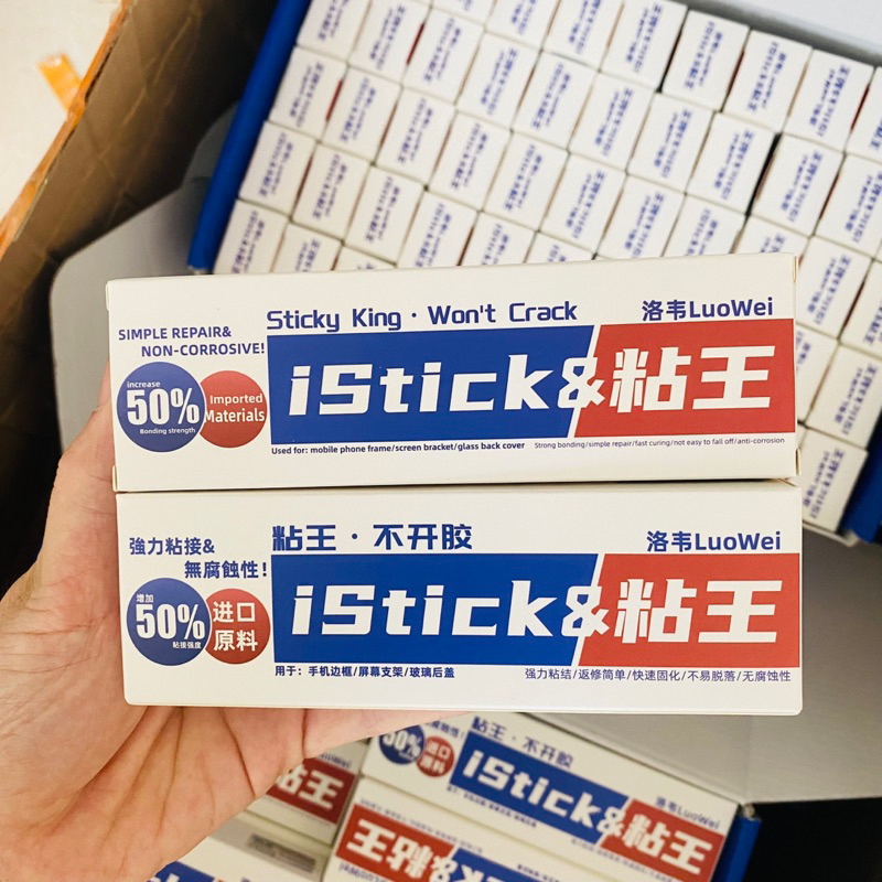 Keo istick 15ml,50ml 2 màu trắng đen