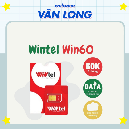SIM WINTEL DATA KHÔNG GIỚI HẠN [Miễn phí tháng đầu], Sim Wintel 4G VINAPHONE, Sim VINAPHONE gọi Miễn phí