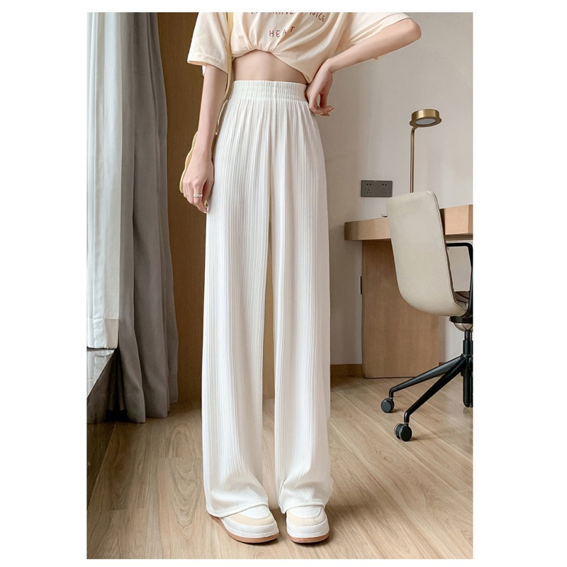 Quần vải nữ UDM-QT chất liệu vải Chiffon thoáng mát dáng dài lưng cao ống rộng - UQT001
