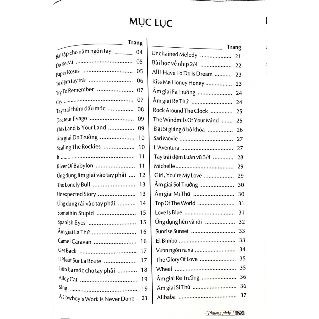 Sách - Phương Pháp Học Đàn Organ Keyboard - Tập 2