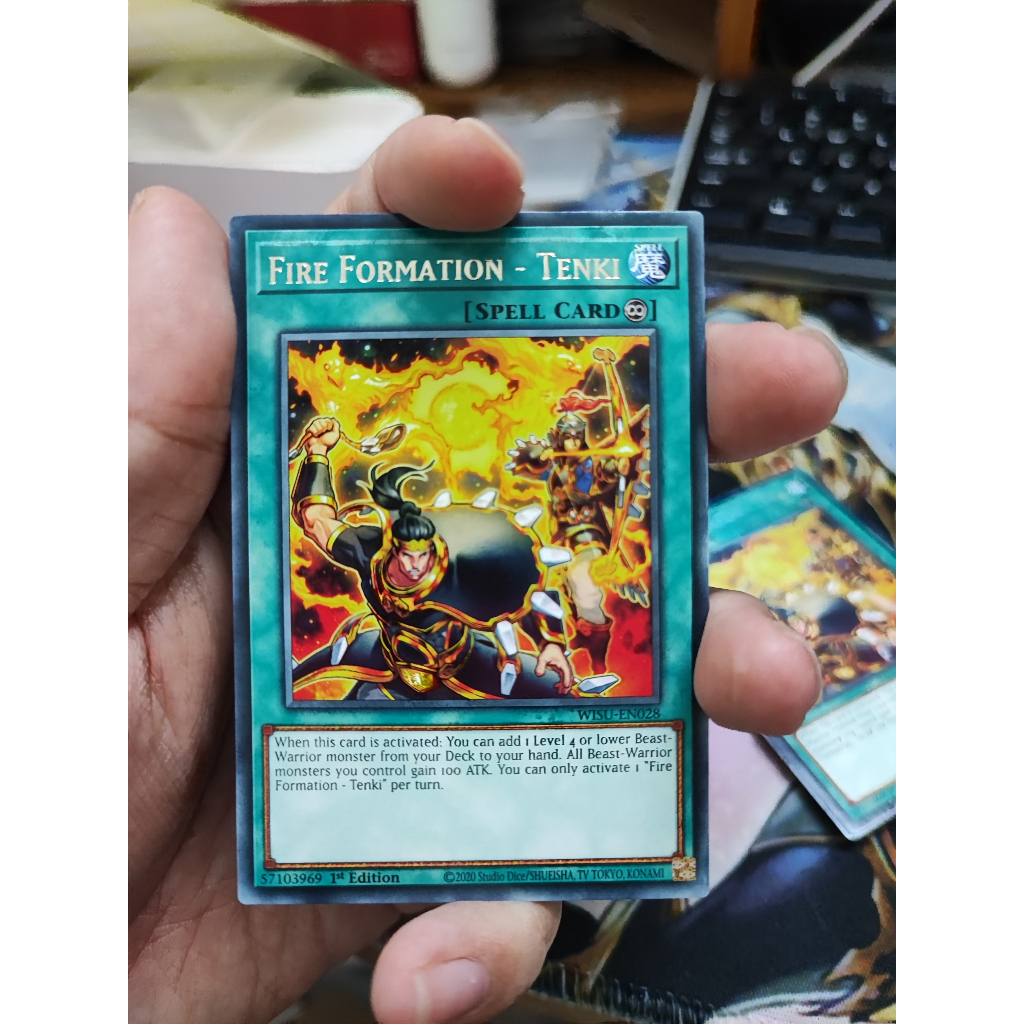 1 lá thẻ bài Fire Formation - Tenki - WISU-EN028 - Rare 1st Edition