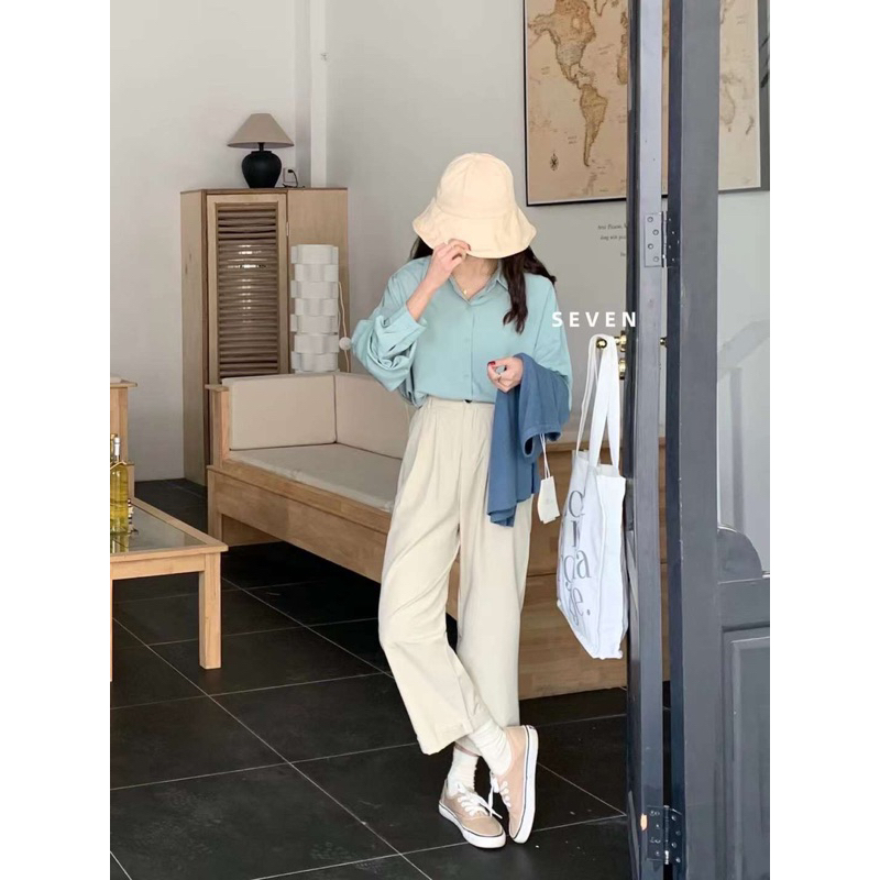 BEST SELLER Sơ mi pastel SEVEN