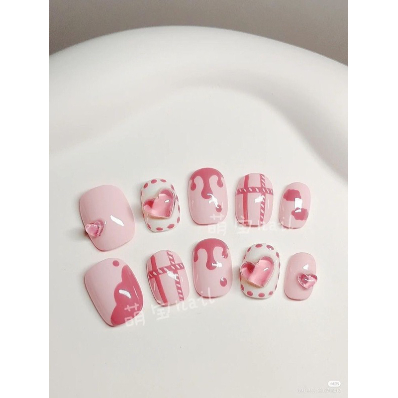 Nailbox móng up thiết kế theo số đo riêng thú nổi dễ thương , cute