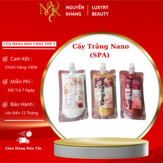 Cấy trắng nano collagen mầm gạo non vàng gold huyết hoa hồng trắng mịn da cao cấp dùng spa