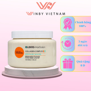 Kem ủ phục hồi tóc, chống gãy rụng olexrs collagen anh 500ml