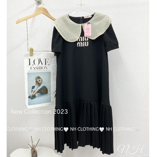 Váy chân dập thêu miumiu sm