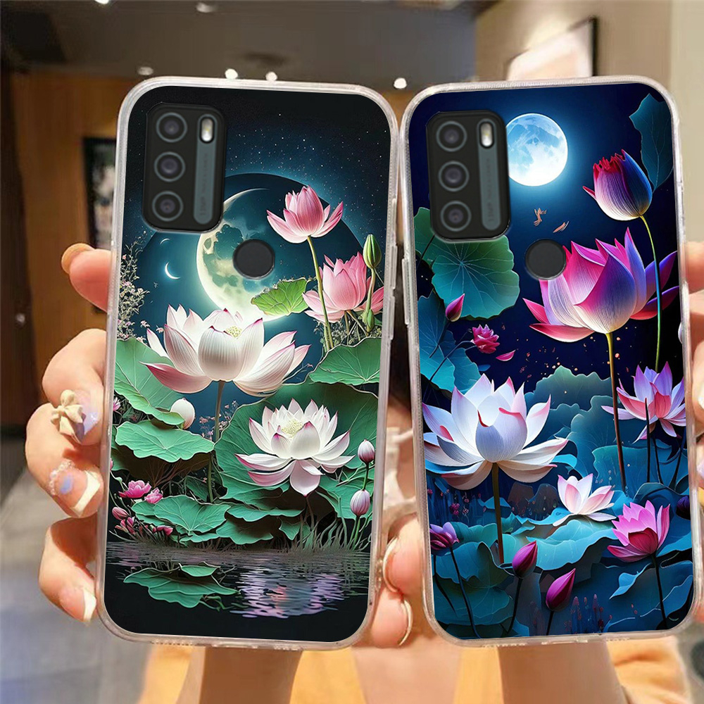 Ốp lưng vsmart Star 5 / vsmart Joy 4 / vsmart Live 4 in hình hoa sen tài lộc may mắn