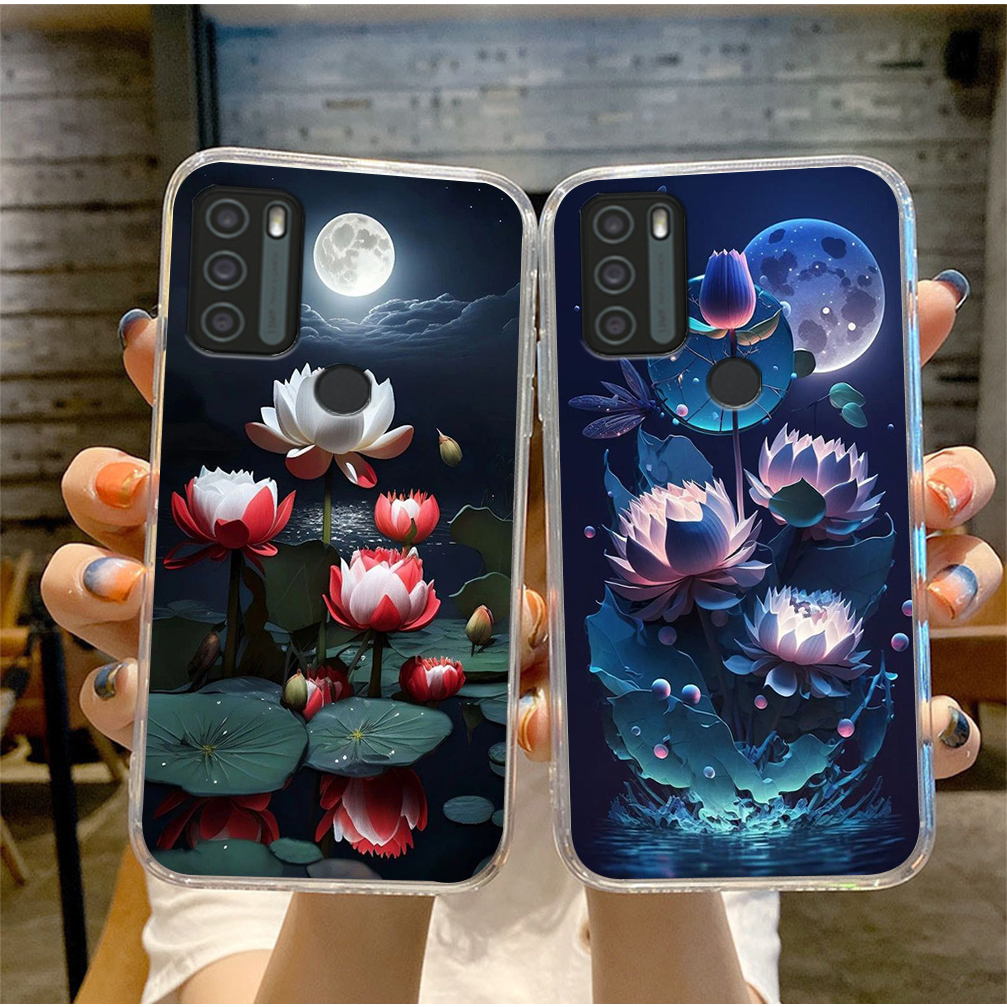 Ốp lưng vsmart Star 5 / vsmart Joy 4 / vsmart Live 4 in hình hoa sen tài lộc may mắn